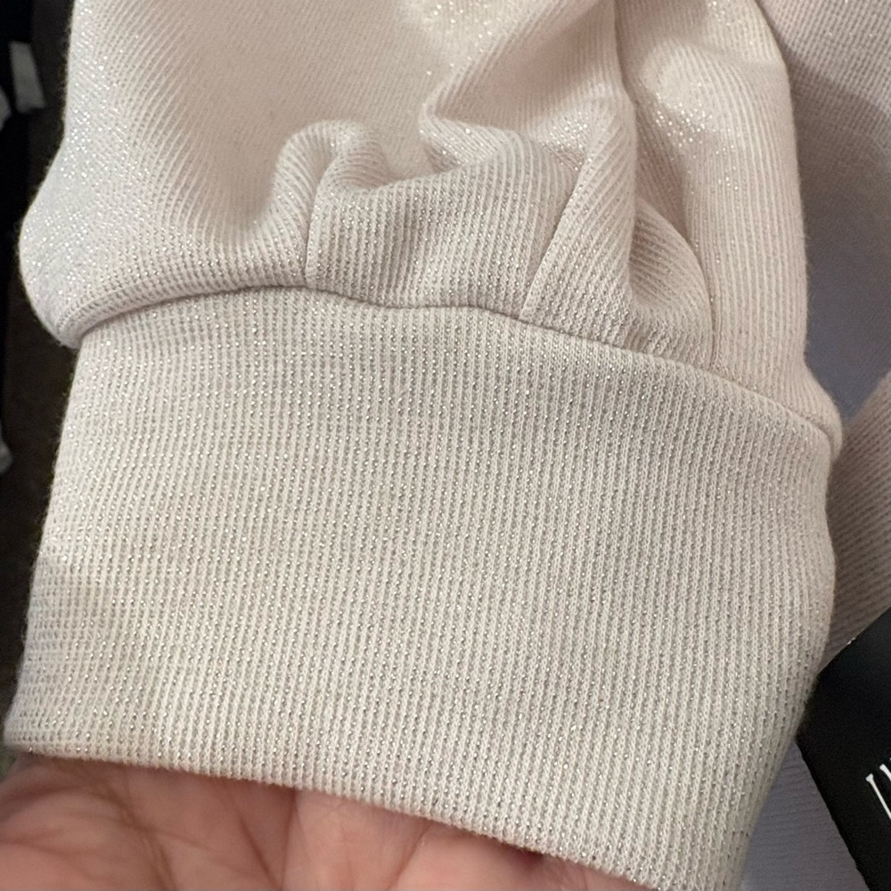 INC‎ International Concepts Women's XL Pink Shimmer V-Neck Long Sleeve - Picture 3 of 7